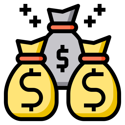 Money bag Phatplus Lineal Color icon