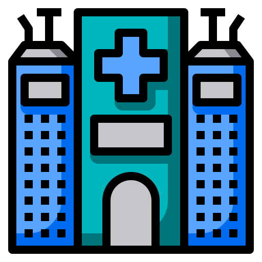 szpital Phatplus Lineal Color ikona