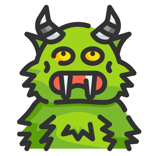 monster Wanicon Lineal Color icon