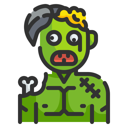 Zombie Wanicon Lineal Color icon