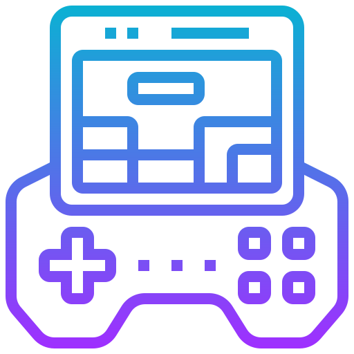 Game controller Meticulous Gradient icon