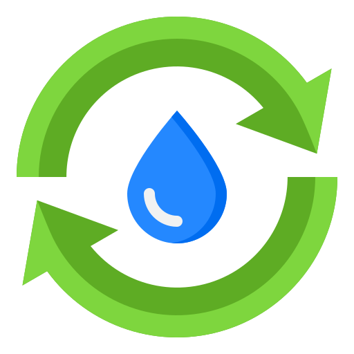 Water energy srip Flat icon