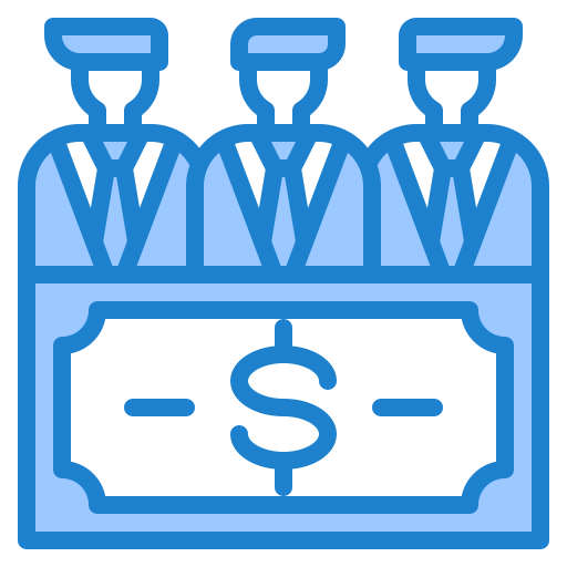 金融 srip Blue icon
