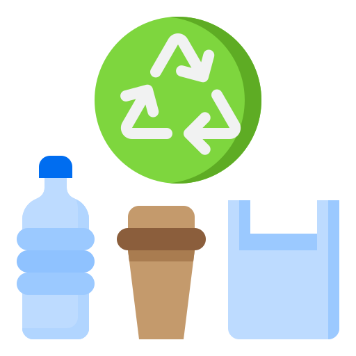 Recycle srip Flat icon