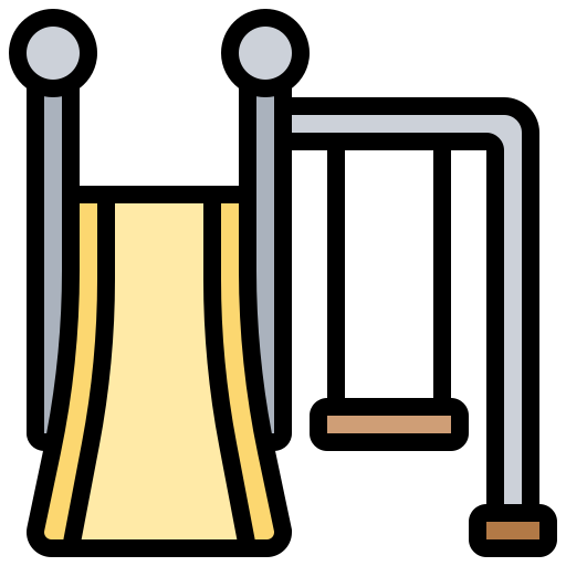 滑り台 Meticulous Lineal Color icon