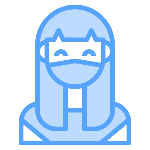 Woman Catkuro Blue icon