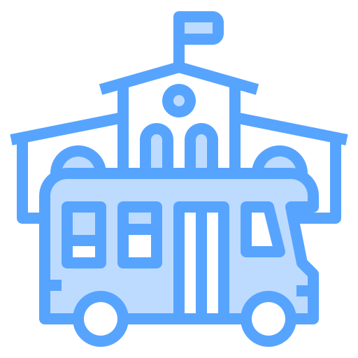 학교 버스 Catkuro Blue icon