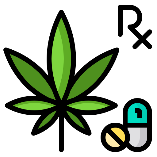 Marijuana Catkuro Lineal Color icon