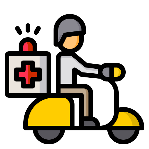 Ambulance Catkuro Lineal Color icon