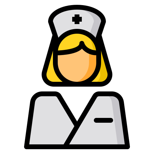 Медсестра Catkuro Lineal Color иконка