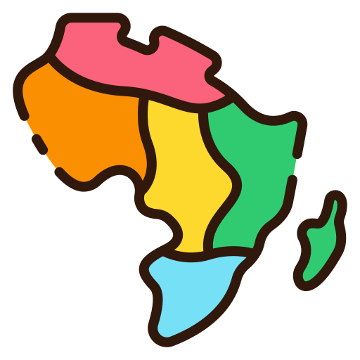 アフリカ Good Ware Lineal Color icon