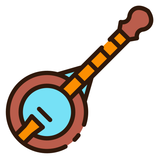 banjo Good Ware Lineal Color icon