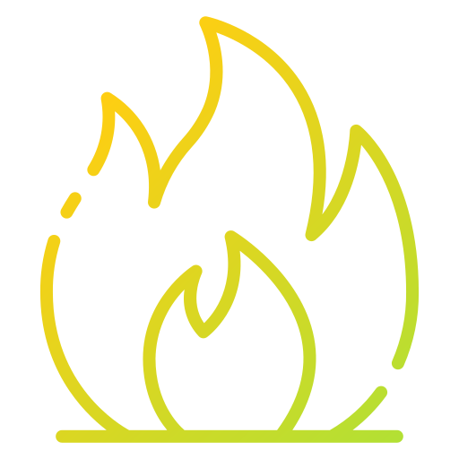 ogień Good Ware Gradient ikona