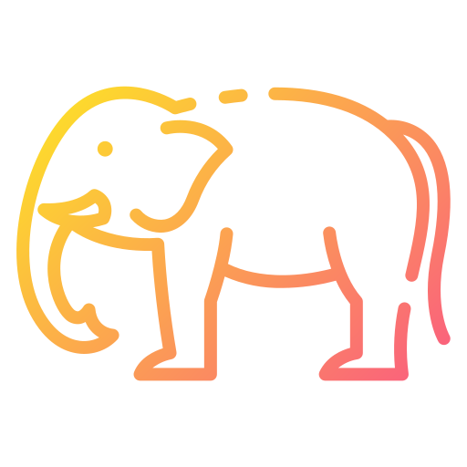elefante Good Ware Gradient icono