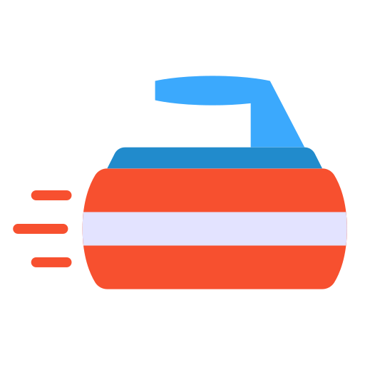Curling Good Ware Flat icon