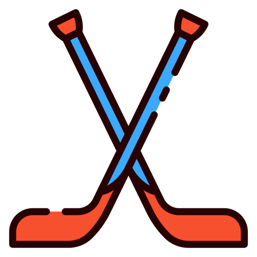 Hockey stick Good Ware Lineal Color icon