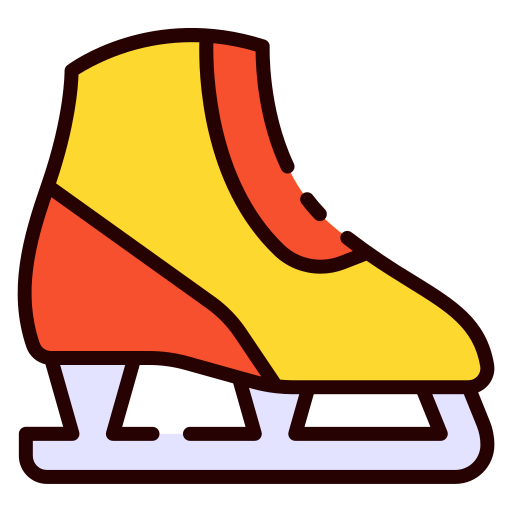 schaatsen Good Ware Lineal Color icoon