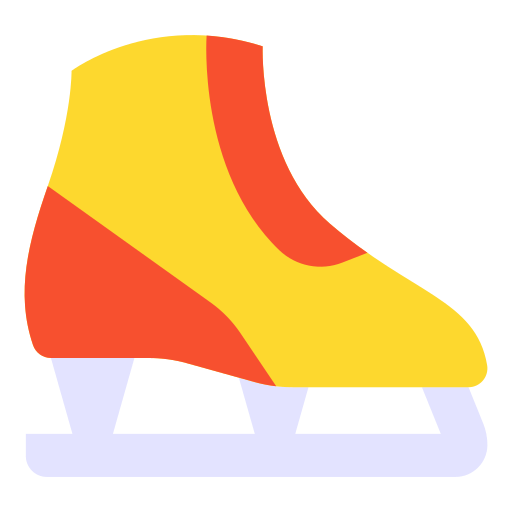 patinar sobre hielo Good Ware Flat icono