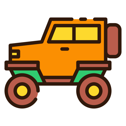jeep Good Ware Lineal Color ikona
