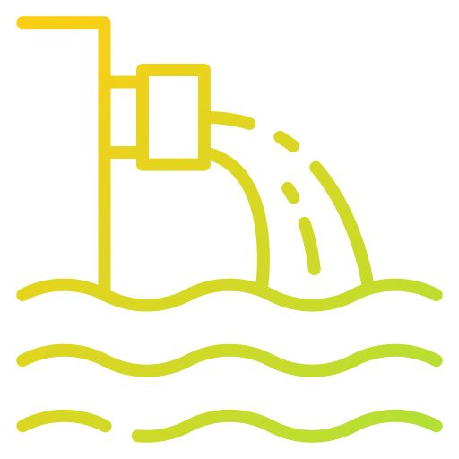 aguas residuales Good Ware Gradient icono