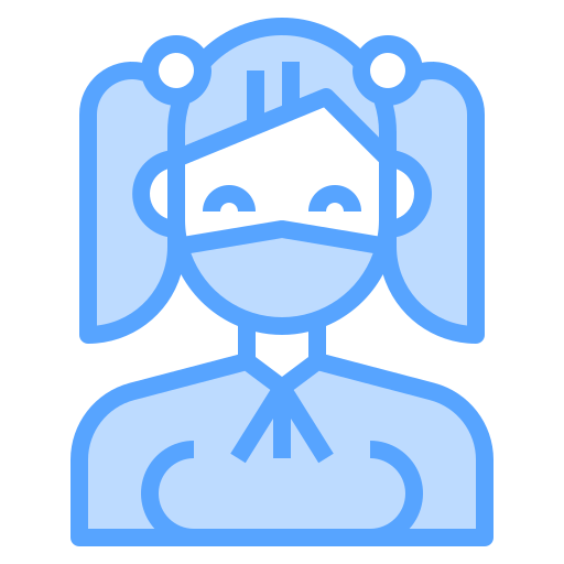 meisje Catkuro Blue icoon