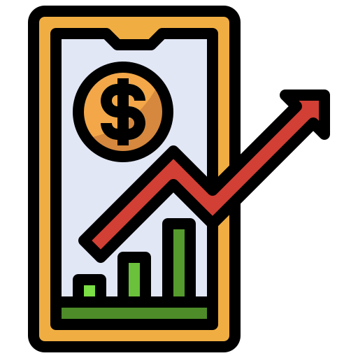 Profit growth Surang Lineal Color icon