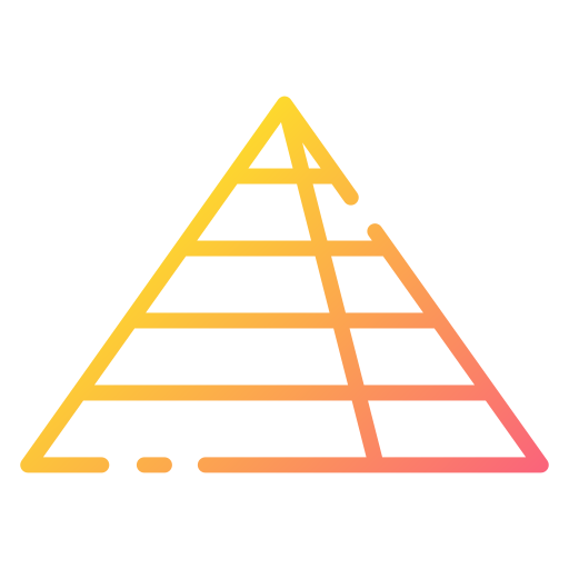 pirámide Good Ware Gradient icono
