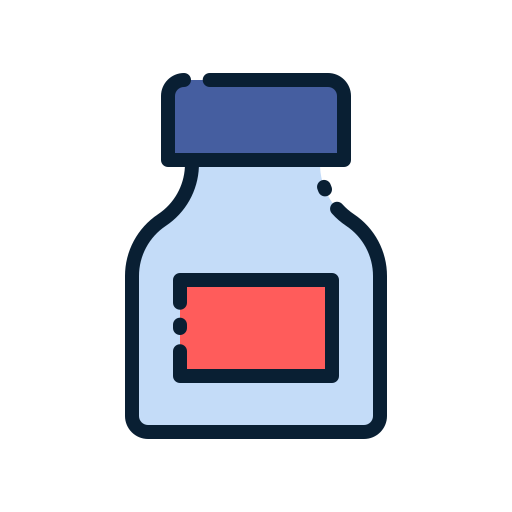 medicamento Good Ware Lineal Color icono