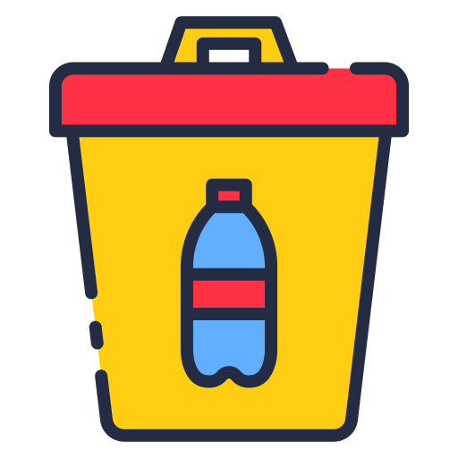 residuos de plástico Good Ware Lineal Color icono