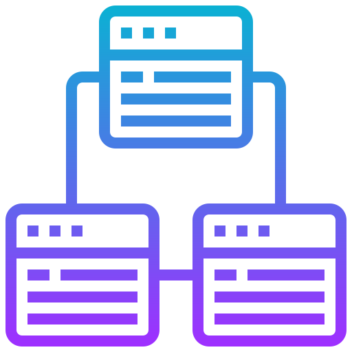 base de datos Meticulous Gradient icono