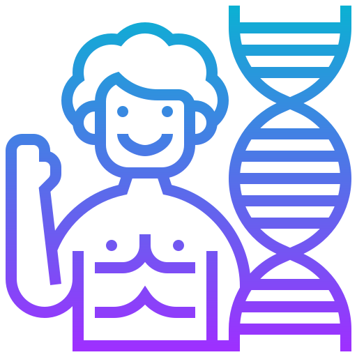 Dna strand Meticulous Gradient icon