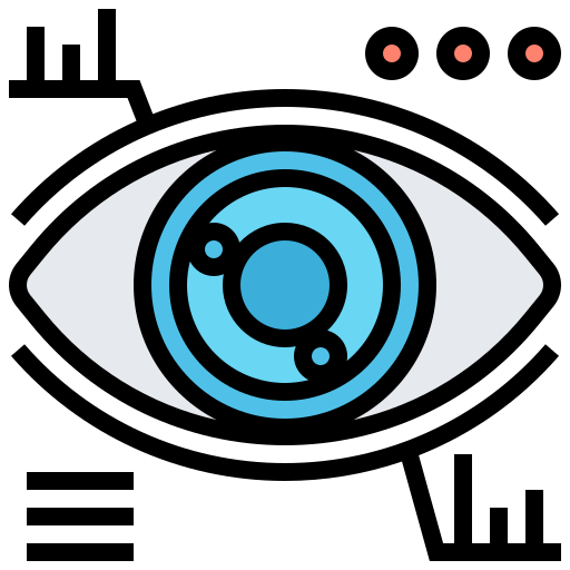 Eye recognition Meticulous Lineal Color icon