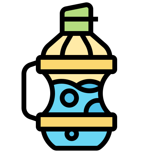 butelka wody Meticulous Lineal Color ikona