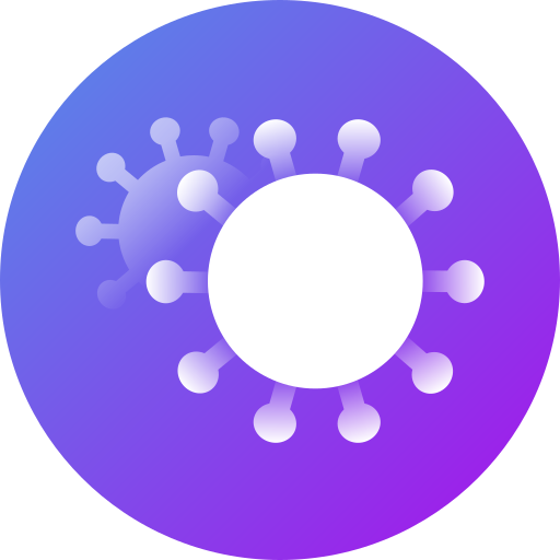 Virus Generic Flat Gradient icon