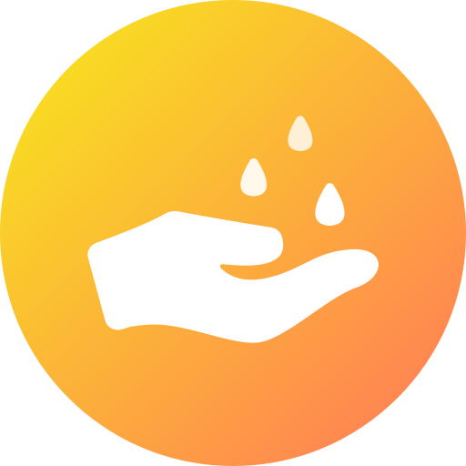 handen wassen Generic Flat Gradient icoon