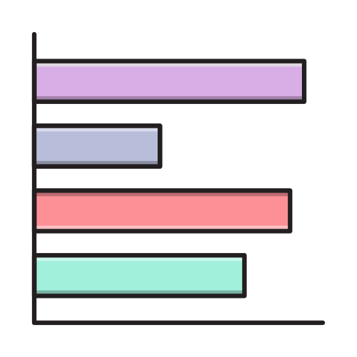 Гистограмма Vector Stall Lineal Color иконка