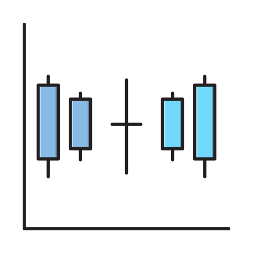 차트 Vector Stall Lineal Color icon