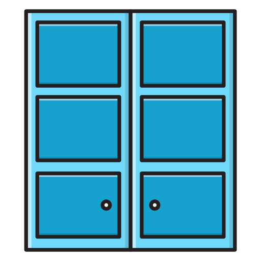 cajón del armario Vector Stall Lineal Color icono
