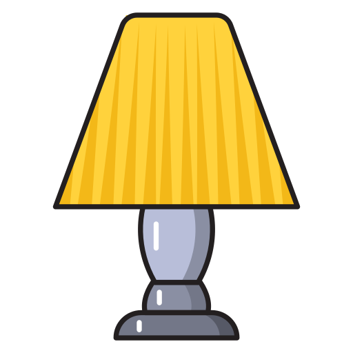 Lamp Vector Stall Lineal Color icon