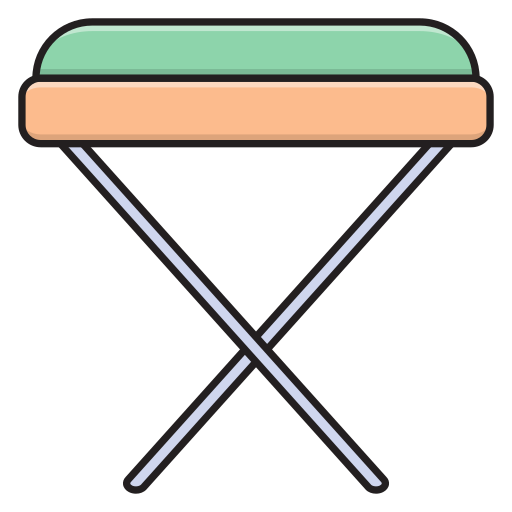 Ironing board Vector Stall Lineal Color icon