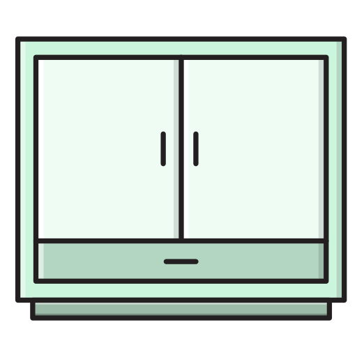 Drawer Vector Stall Lineal Color icon