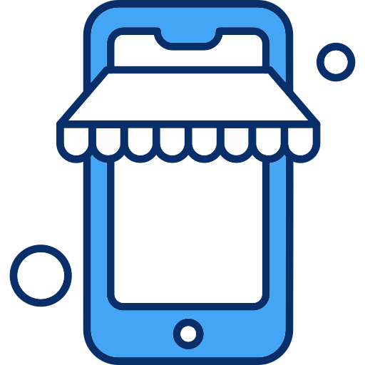 tienda móvil Generic Blue icono