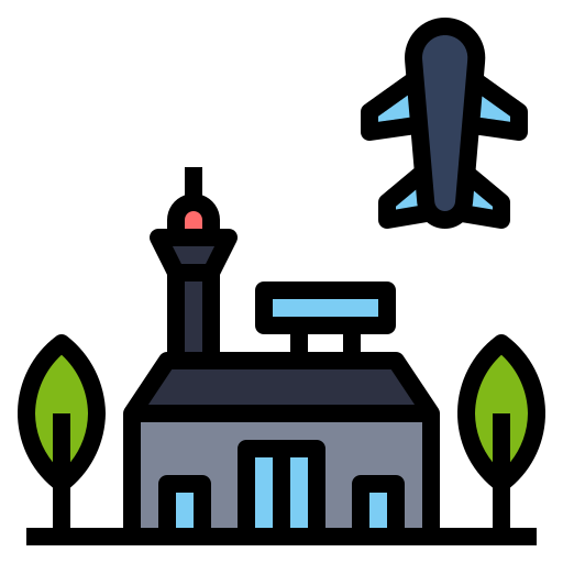 공항 Generic Outline Color icon