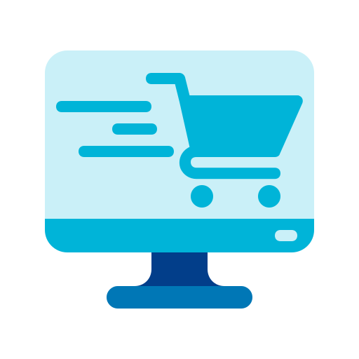 Delivery cart Generic Blue icon