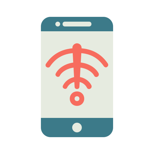 sygnał wi-fi Generic Flat ikona