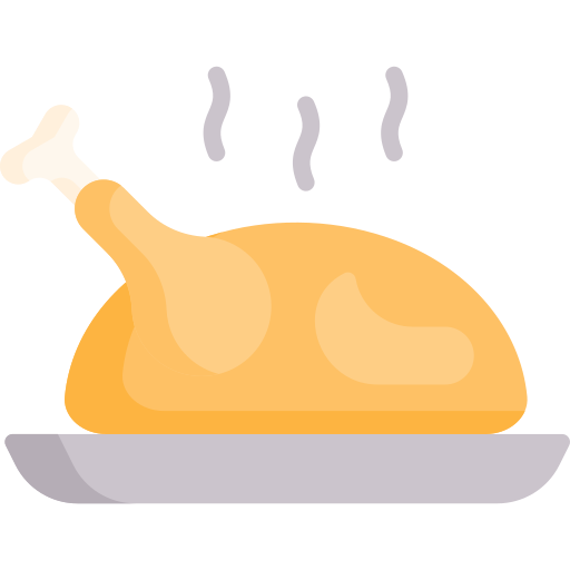 pollo asado Special Flat icono
