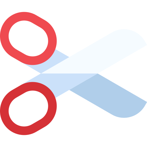 Scissor Basic Straight Flat icon