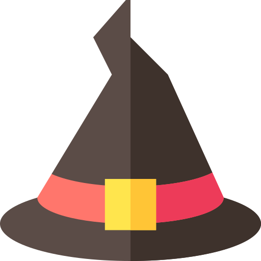 魔女の帽子 Basic Straight Flat icon
