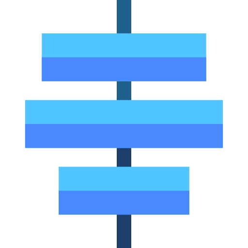 중앙 정렬 Basic Straight Flat icon