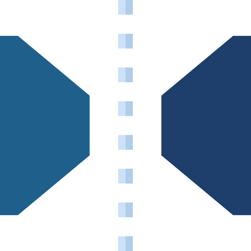 odbijać Basic Straight Flat ikona